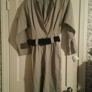 Miss Oops Tan 3/4 Sleeve Dress Size 14 NWT